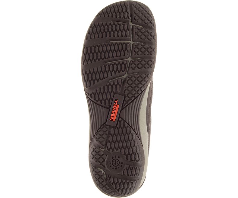 Merrell Encore Q2 Rantasandaalit Nahkaiset Naisten Pistokkaat Tummanruskea | 29578W-1CD