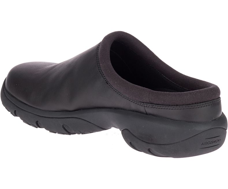 Merrell Encore Rexton Rantasandaalit Nahkaiset AC+ Miesten Pistokkaat Mustat | 33355M-2CB