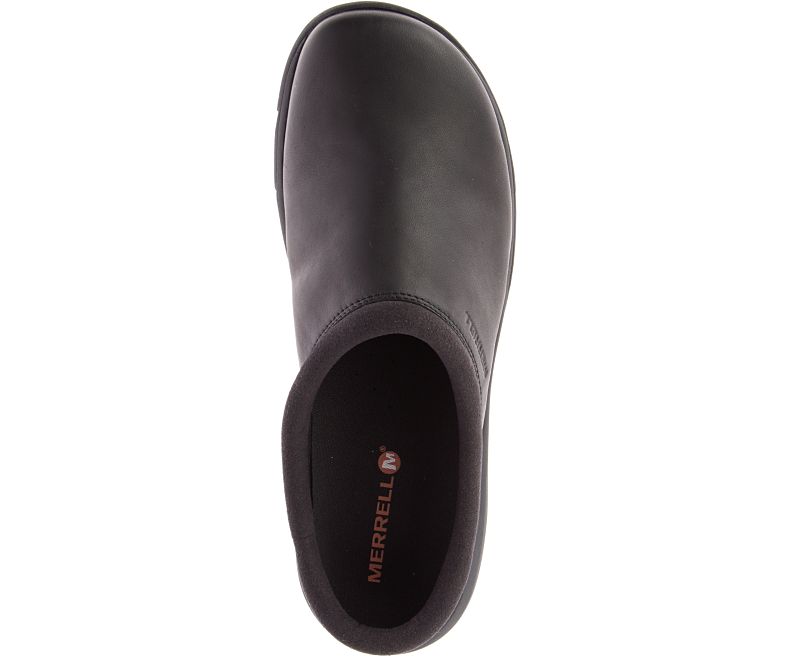 Merrell Encore Rexton Rantasandaalit Nahkaiset AC+ Miesten Slip On Kengät Mustat | 33355M-2SB