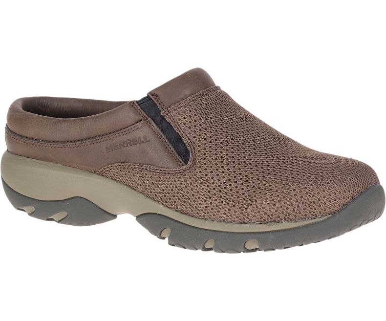 Merrell Encore Rexton Rantasandaalit Vent AC+ Miesten Slip On Kengät Tummanoliivinvihreä | 36265M-2SD