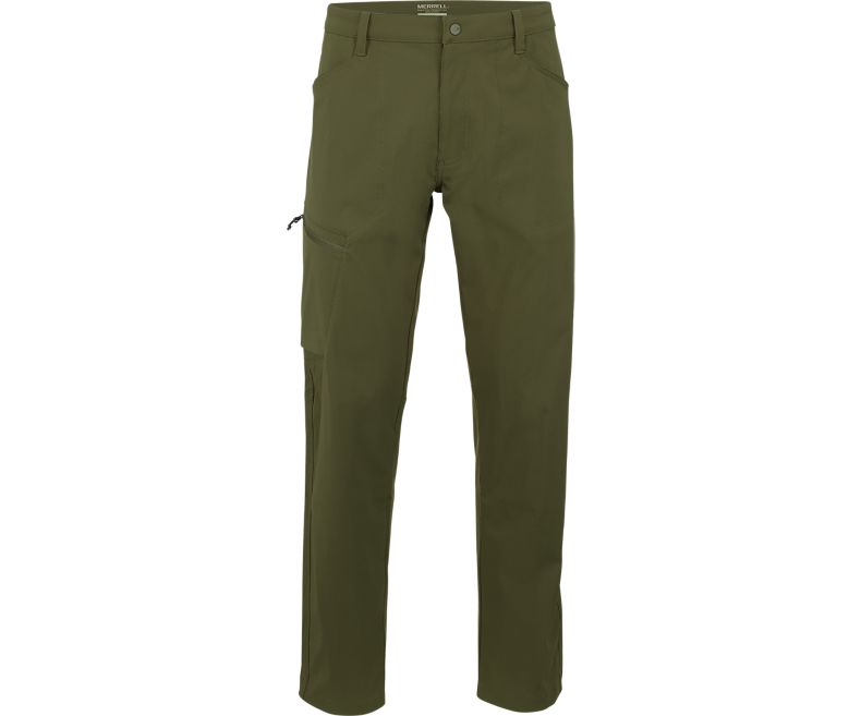 Merrell Entrada II Woven Pant Miesten Housut Oliivinvihreä | 40929M-2OP