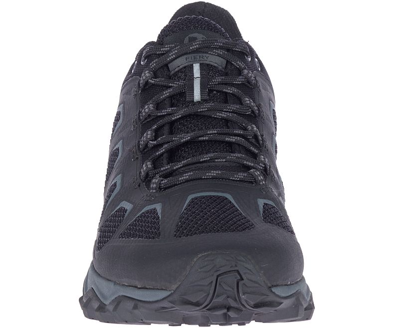 Merrell Fiery Miesten Juoksukengät Mustat | 40734M-2RB