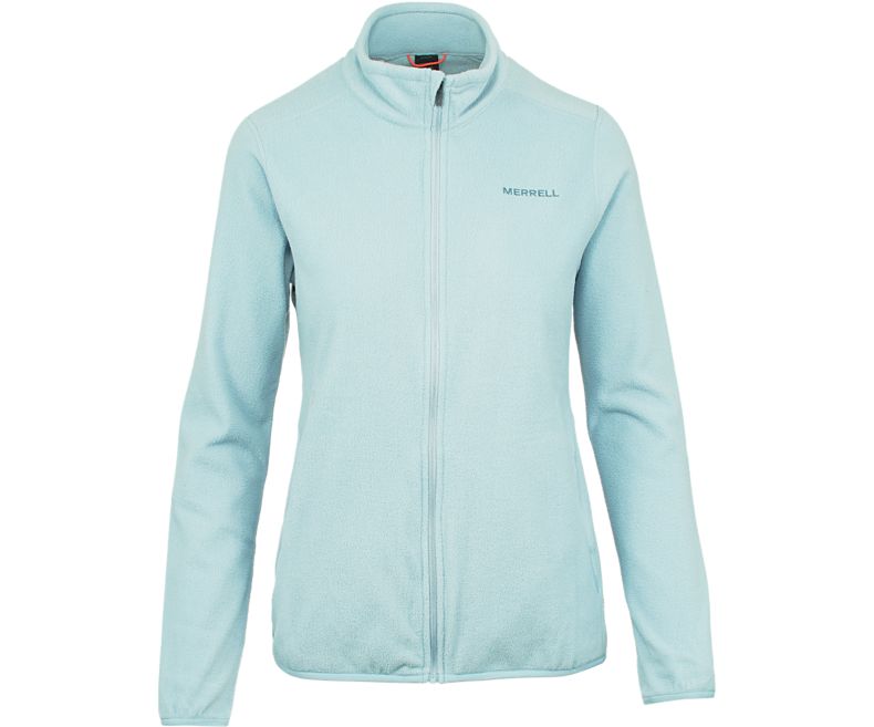 Merrell Flux Kevyet Hybridi Full Zip Fleece Naisten Kevyet Takit Sininen | 41259W-1LA