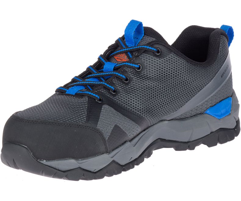 Merrell Fullbench 2 SD Steel Varvas Työ Shoe Miesten Työkengät Harmaat | 34547M-2WG