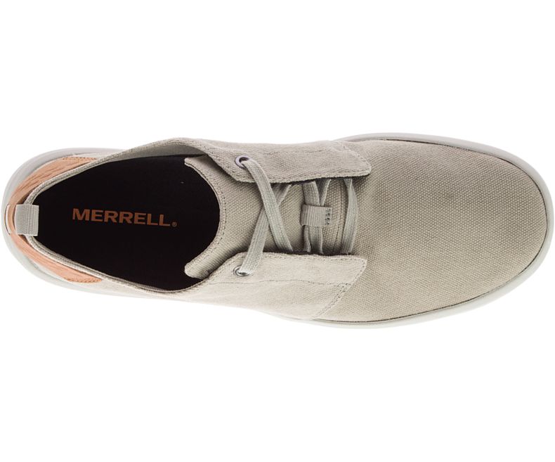 Merrell Gridway Canvas Miesten Vapaa-ajan Kengät Beige | 41285M-2CB