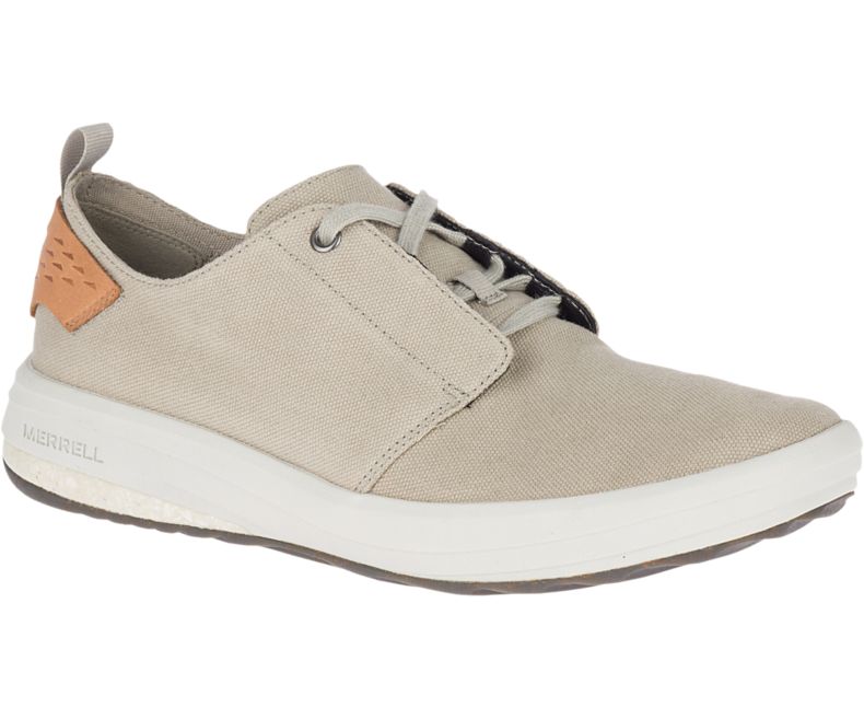 Merrell Gridway Canvas Miesten Vapaa-ajan Kengät Beige | 41285M-2CB