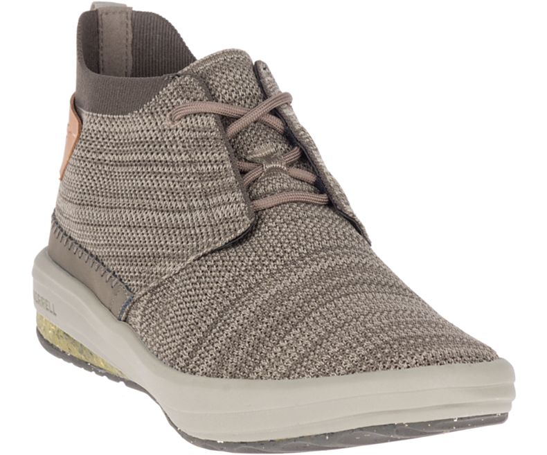 Merrell Gridway Mid Miesten Vapaa-ajan Kengät Khaki | 35886M-2CK