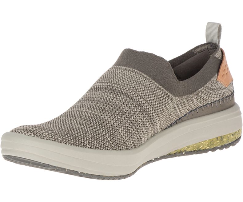 Merrell Gridway Moc Miesten Slip On Kengät Khaki | 35888M-2SK