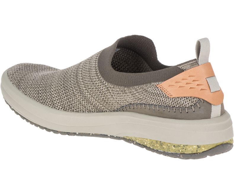 Merrell Gridway Moc Miesten Slip On Kengät Khaki | 35888M-2SK