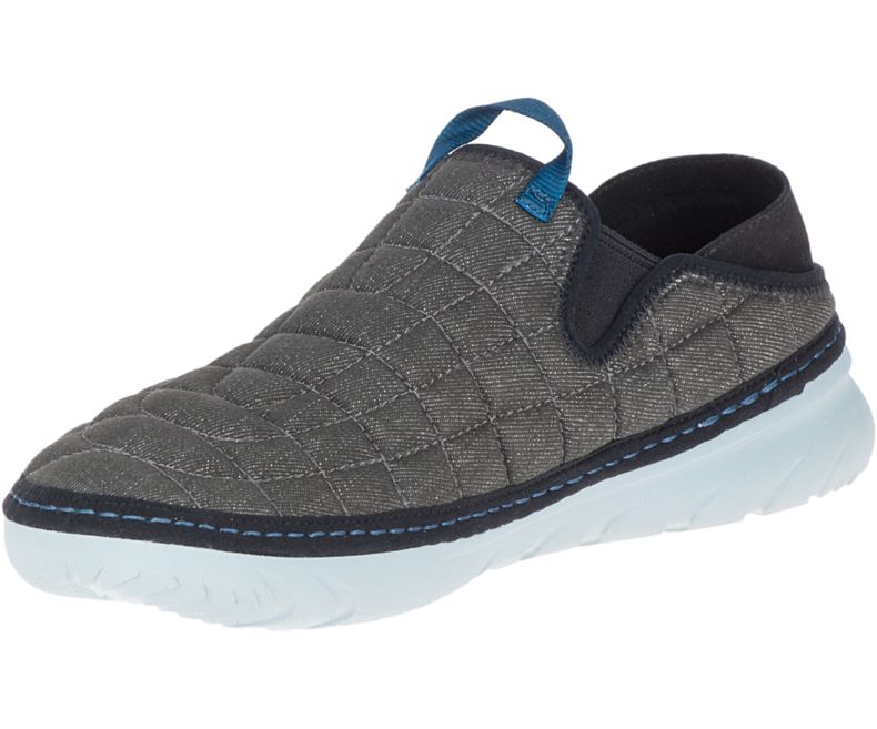 Merrell Hut Moc Miesten Slip On Kengät Mustat | 40803M-2SB