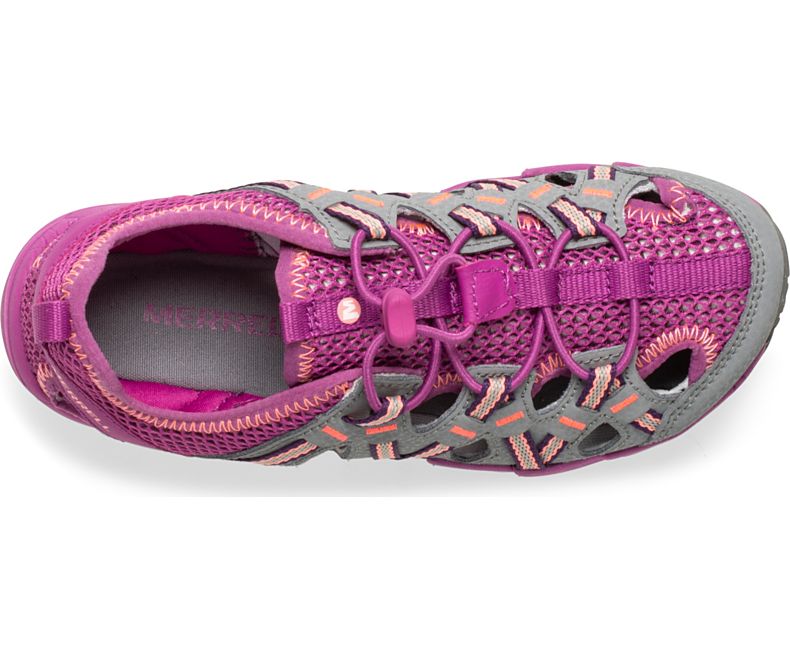 Merrell Hydro Choprock Sandal Lasten Sandaalit Harmaat Violetit | 38789B-1SG