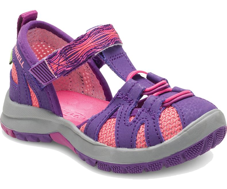 Merrell Hydro Monarch Jr. 2.0 Sandal Lasten Sandaalit Pinkki Violetit | 31320B-1SR