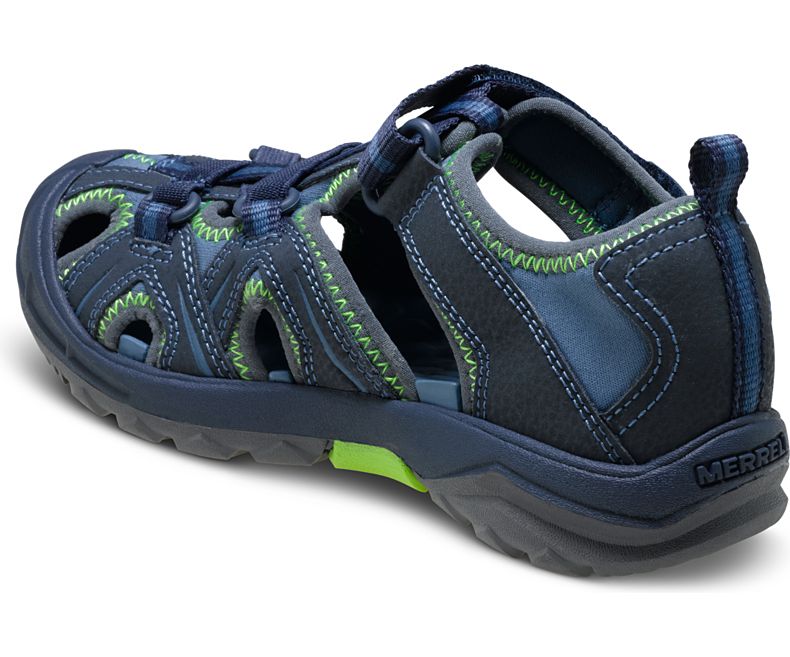 Merrell Hydro Sandal Lasten Sandaalit Laivastonsininen Vihreä | 26203B-2SN