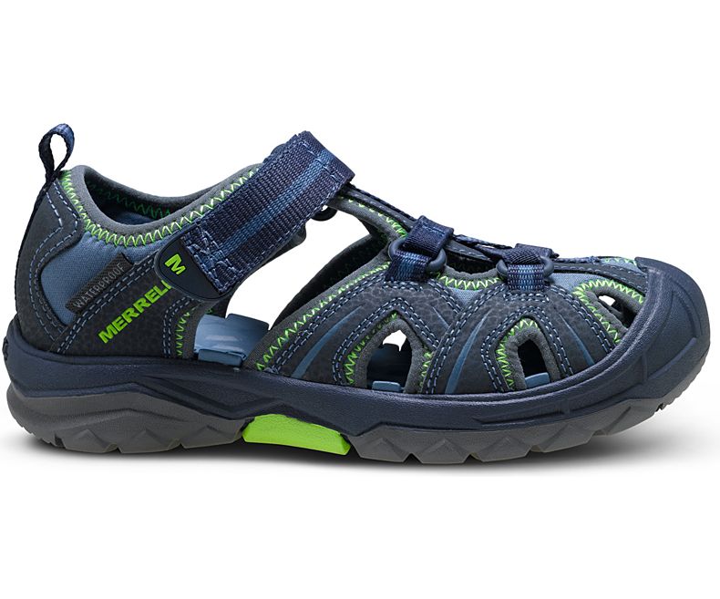 Merrell Hydro Sandal Lasten Sandaalit Laivastonsininen Vihreä | 26203B-2SN