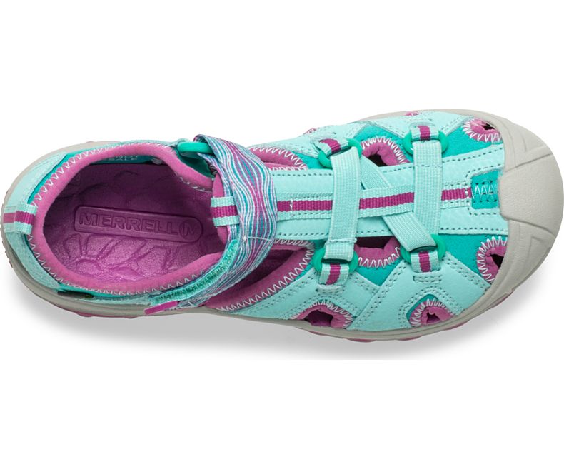 Merrell Hydro Sandal Lasten Sandaalit Turkoosi Violetit | 26203B-1ST