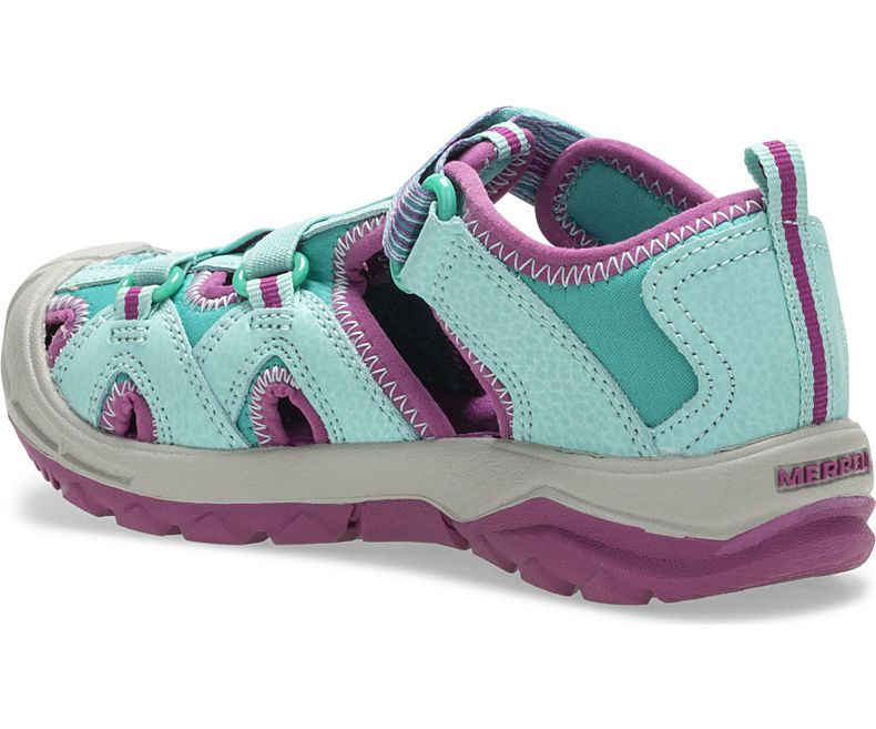 Merrell Hydro Sandal Lasten Sandaalit Turkoosi Violetit | 26203B-1ST