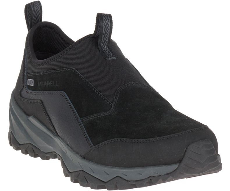 Merrell Icepack Moc Polar Vedenpitävät Miesten Vaelluskengät Mustat | 35132M-2HB