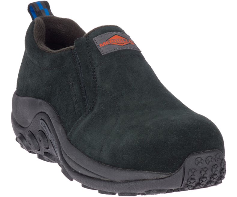 Merrell Jungle Moc Alloy Varvas Työ Shoe Naisten Työkengät Mustat | 40843W-1WB