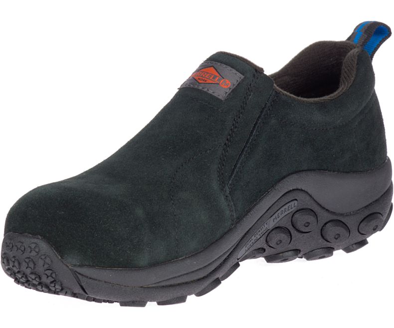 Merrell Jungle Moc Alloy Varvas Työ Shoe Naisten Työkengät Mustat | 40843W-1WB