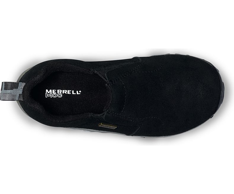 Merrell Jungle Moc Frosty Vedenpitävät Lasten Pistokkaat Mustat | 34560B-1CB