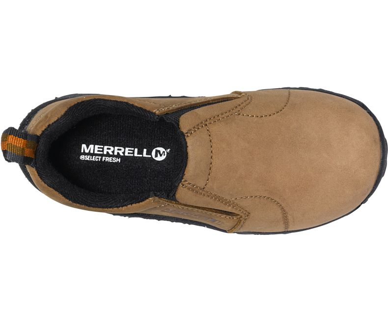 Merrell Jungle Moc Nubuck Lasten Pistokkaat Ruskea | 13797K-1CB