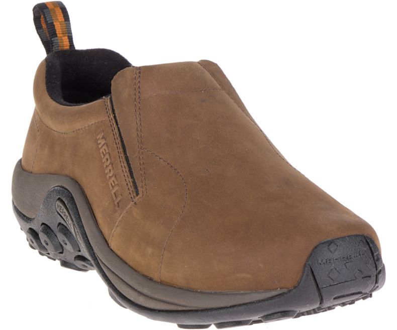 Merrell Jungle Moc Nubuck Leveät Leveys Miesten Pistokkaat Ruskea | 17710M-2CB