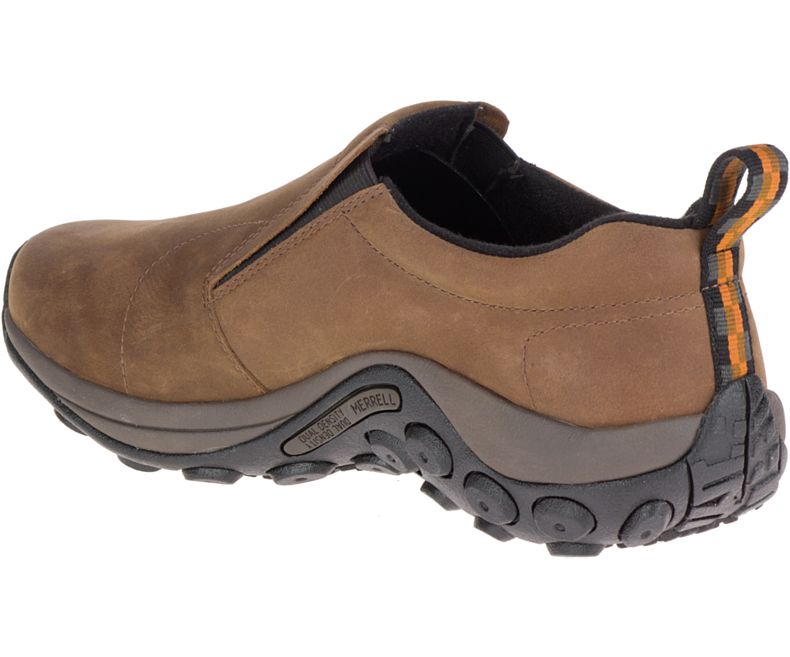 Merrell Jungle Moc Nubuck Leveät Leveys Miesten Pistokkaat Ruskea | 17710M-2CB