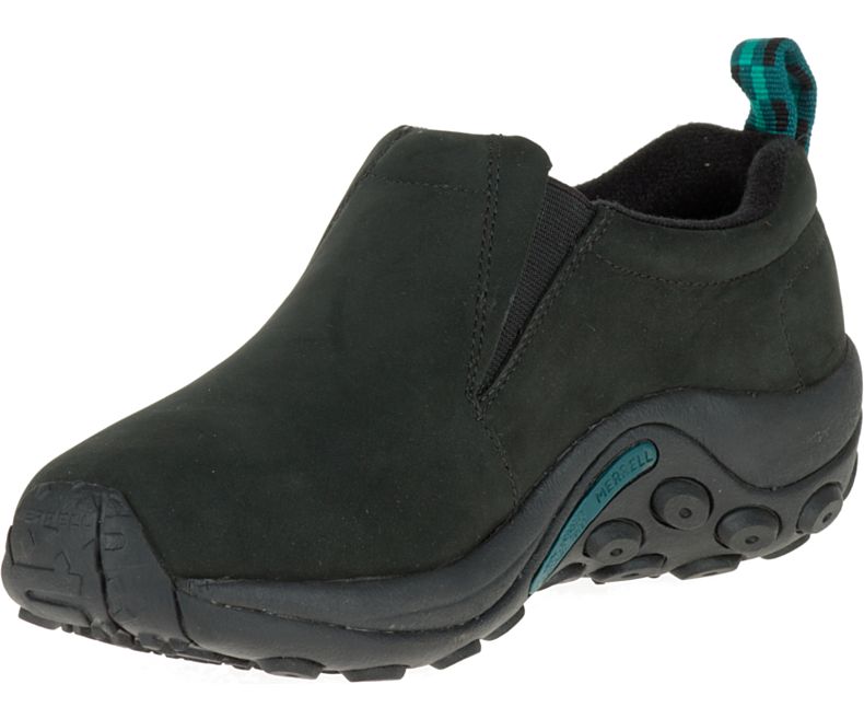 Merrell Jungle Moc Nubuck Naisten Slip On Kengät Mustat | 16255W-1SB