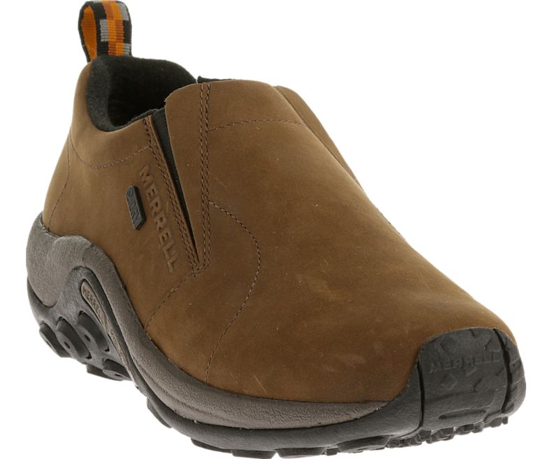 Merrell Jungle Moc Nubuck Vedenpitävät Miesten Pistokkaat Ruskea | 16954M-2CB