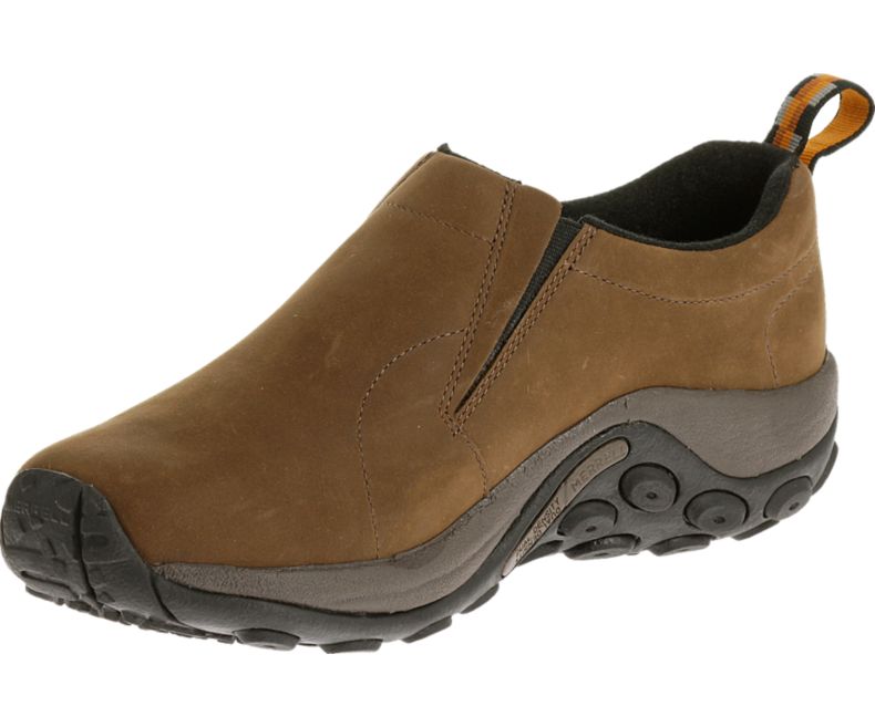 Merrell Jungle Moc Nubuck Vedenpitävät Miesten Pistokkaat Ruskea | 16954M-2CB