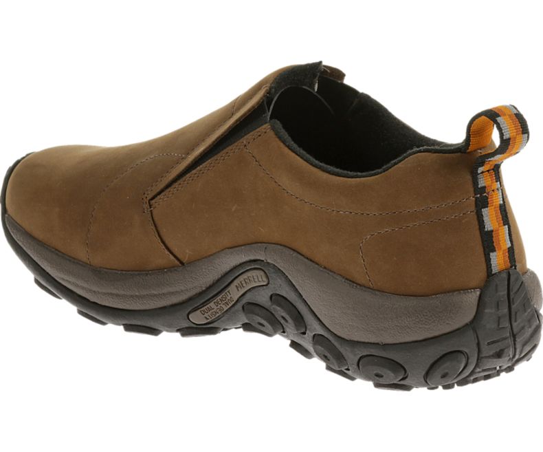 Merrell Jungle Moc Nubuck Vedenpitävät Miesten Pistokkaat Ruskea | 16954M-2CB