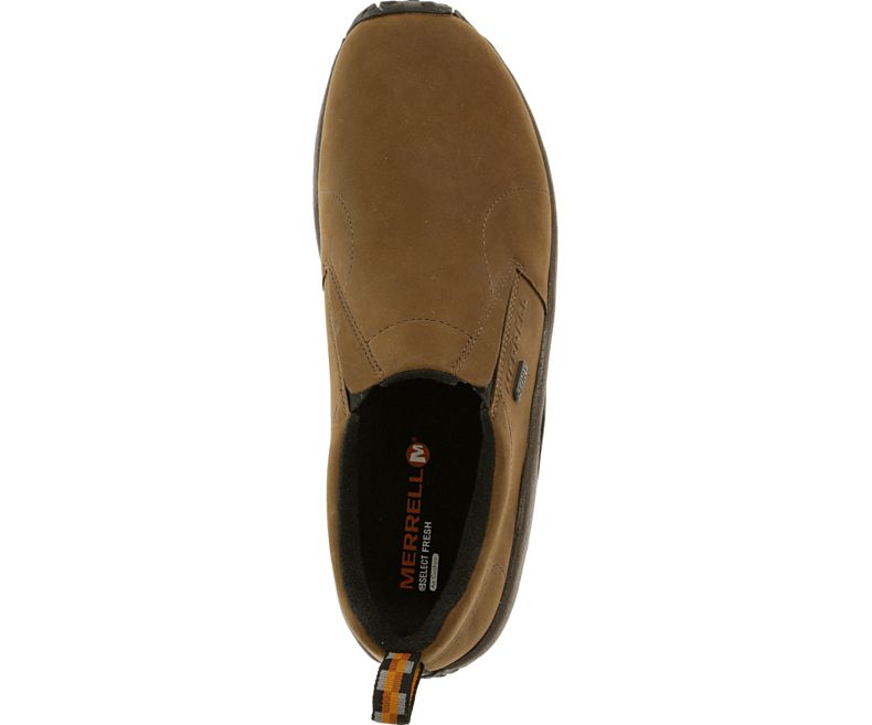 Merrell Jungle Moc Nubuck Vedenpitävät Miesten Slip On Kengät Ruskea | 16954M-2SB