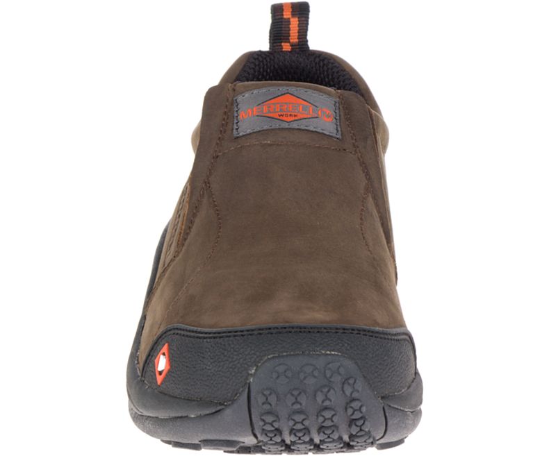 Merrell Jungle Moc Työ Shoe Leveät Leveys Miesten Slip On Kengät Tummanruskea | 29428M-2SD