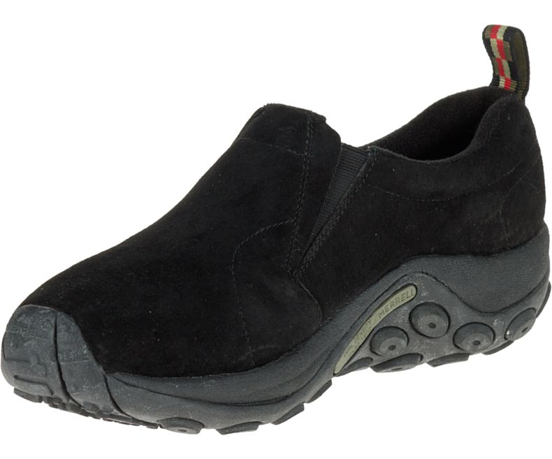 Merrell Jungle Moc Vedenpitävät Miesten Slip On Kengät Mustat | 16959M-2SB