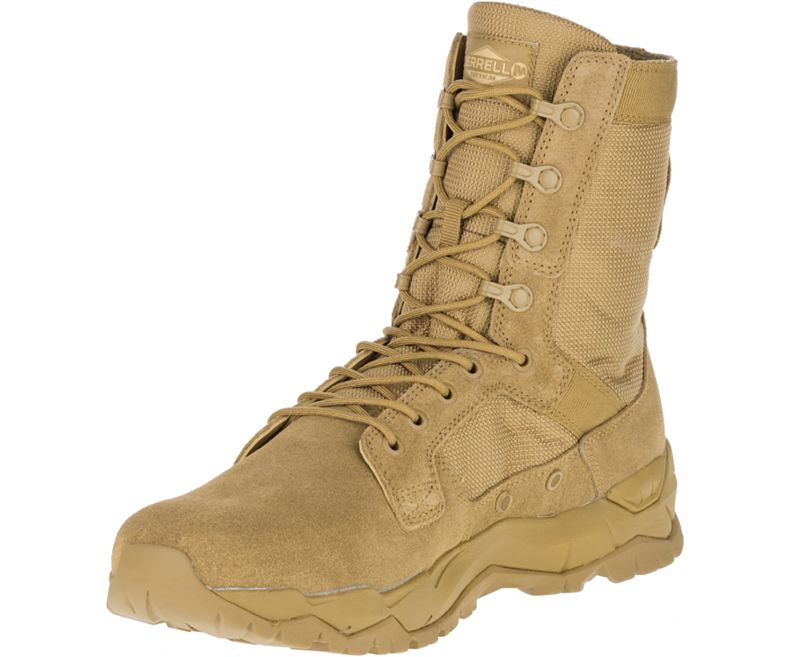 Merrell MQC Tactical Boot Leveät Leveys Miesten Työsaappaat Khaki | 34546M-2WK