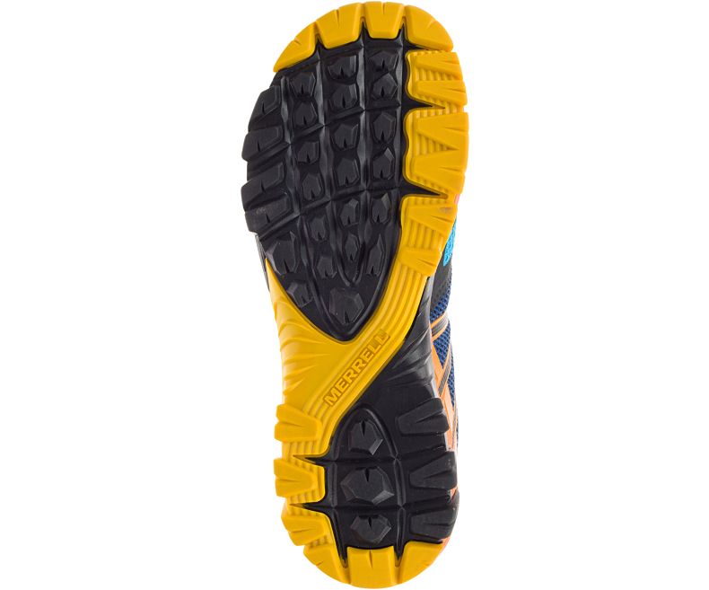 Merrell MQM Flex GORE -TEX® Miesten Vaelluskengät Sininen Oranssi | 30851M-2HO