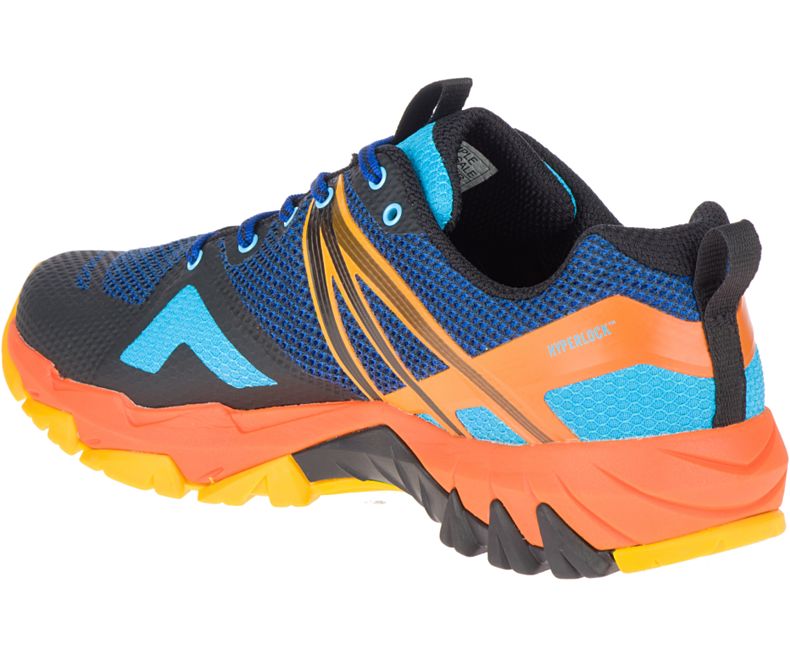 Merrell MQM Flex GORE -TEX® Miesten Vaelluskengät Sininen Oranssi | 30851M-2HO