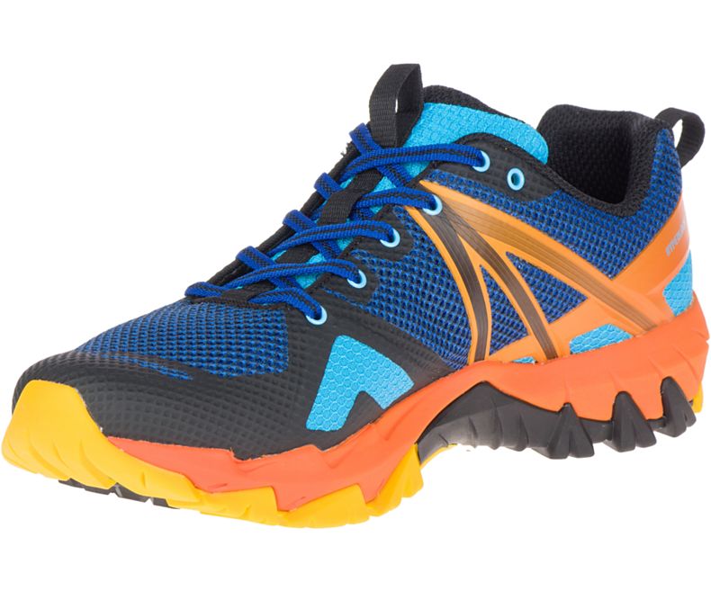 Merrell MQM Flex Miesten Vaelluskengät Sininen Oranssi | 30852M-2HO