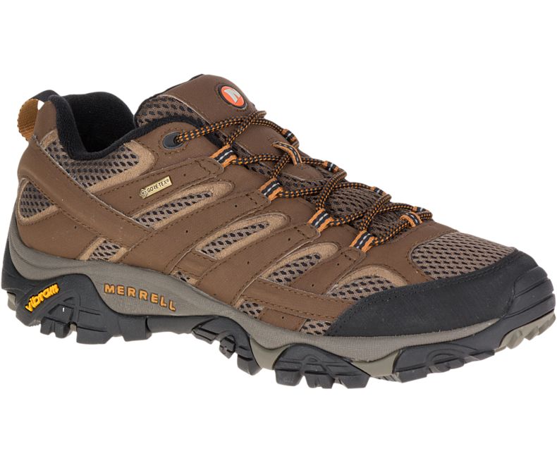 Merrell Moab 2 GORE -TEX® Leveät Leveys Miesten Vaelluskengät Ruskea | 27940M-2HB