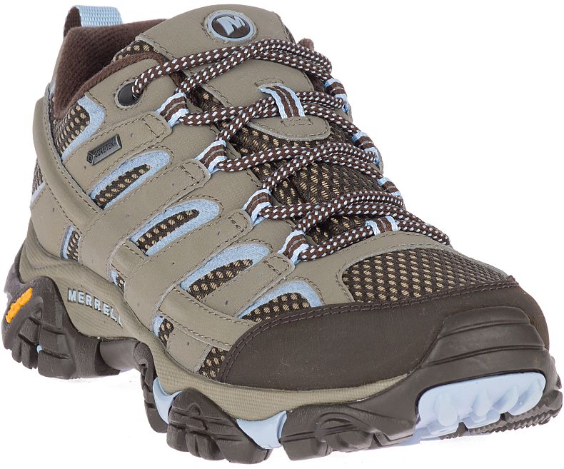 Merrell Moab 2 GORE -TEX® Naisten Vaelluskengät Ruskea Vaaleansininen | 27941W-1HB