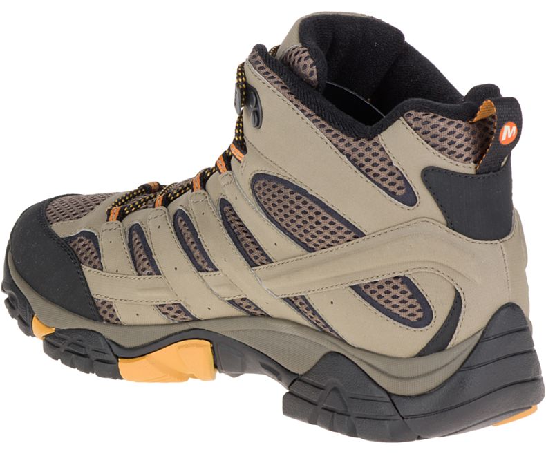 Merrell Moab 2 Mid GORE -TEX® Leveät Leveys Miesten Vaelluskengät Oliivinvihreä | 27836M-2HO