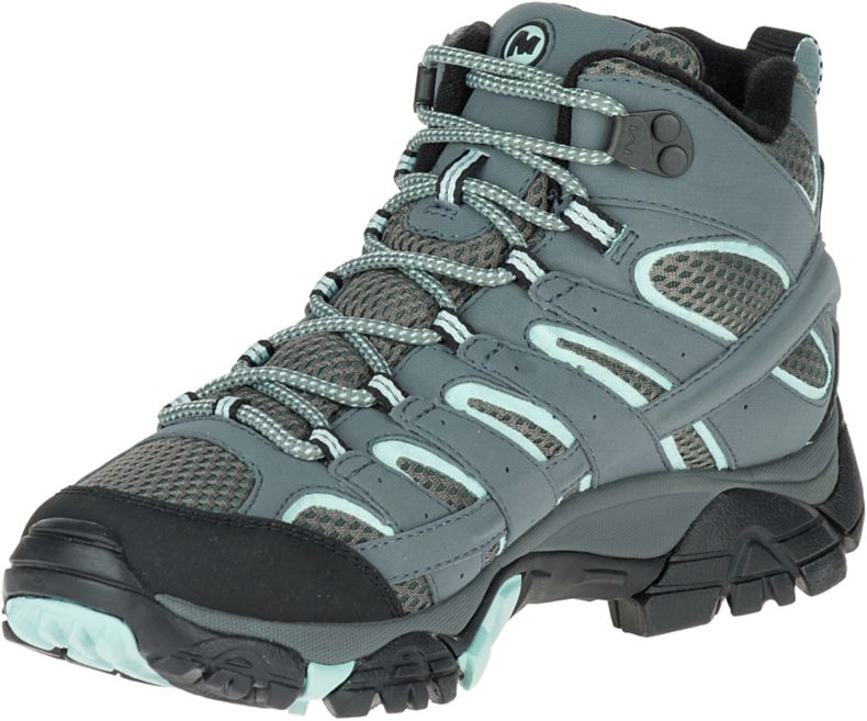 Merrell Moab 2 Mid GORE -TEX® Leveät Leveys Naisten Vaelluskengät Vihreä | 27875W-1HG