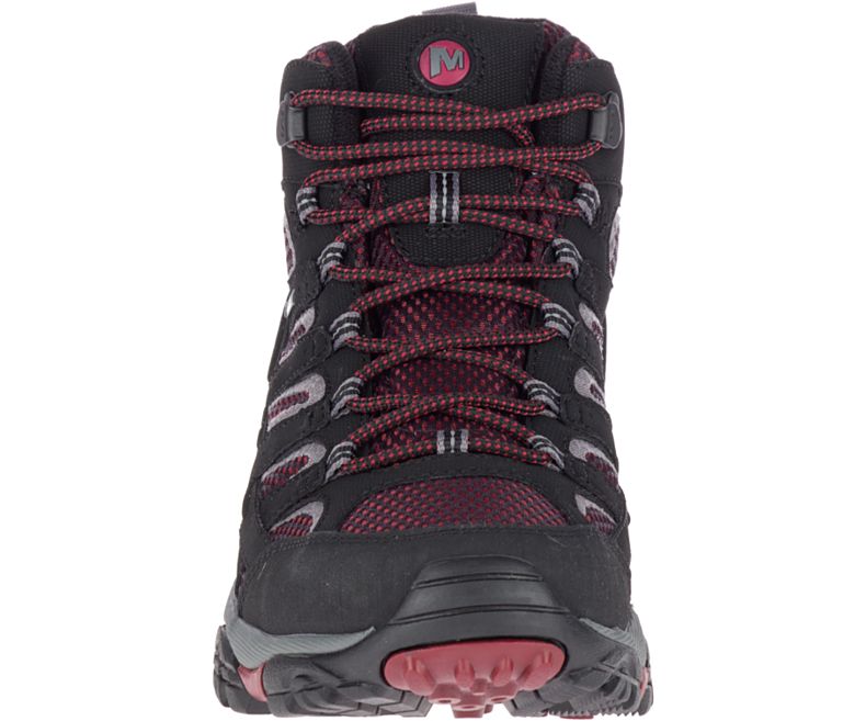 Merrell Moab 2 Mid GORE -TEX® Miesten Vaelluskengät Mustat Tummanpunainen | 27835M-2HB