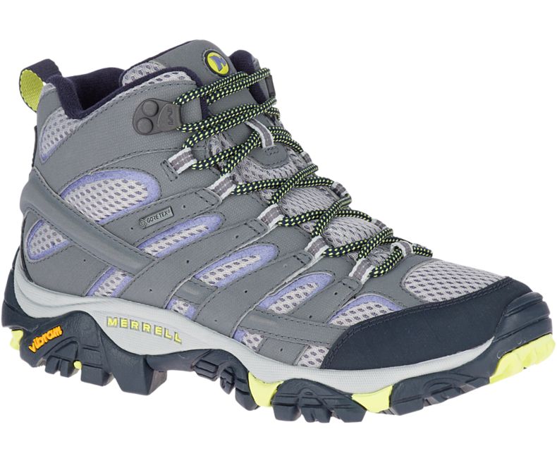 Merrell Moab 2 Mid GORE -TEX® Naisten Vaelluskengät Laivastonsininen Harmaat | 27874W-1HN