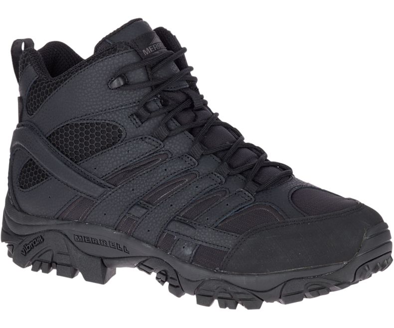 Merrell Moab 2 Mid Tactical Boot Miesten Työsaappaat Mustat | 34541M-2WB