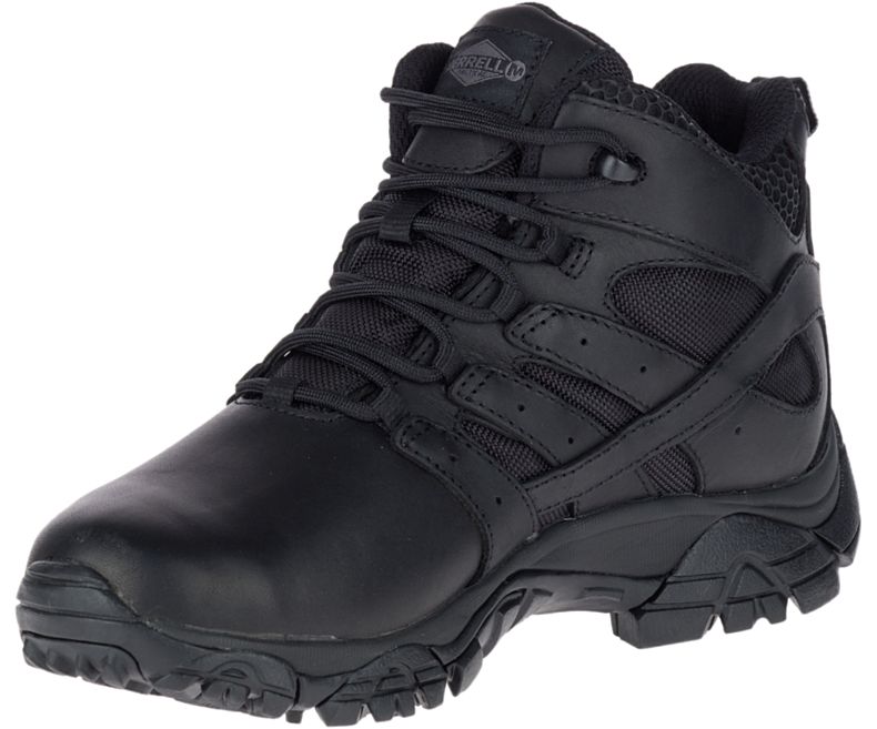 Merrell Moab 2 Mid Tactical Response Vedenpitävät Boot Naisten Työsaappaat Mustat | 31171W-1WB