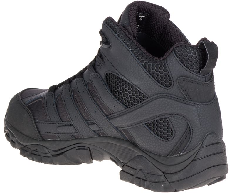 Merrell Moab 2 Mid Tactical Vedenpitävät Boot Miesten Työsaappaat Mustat | 29993M-2WB