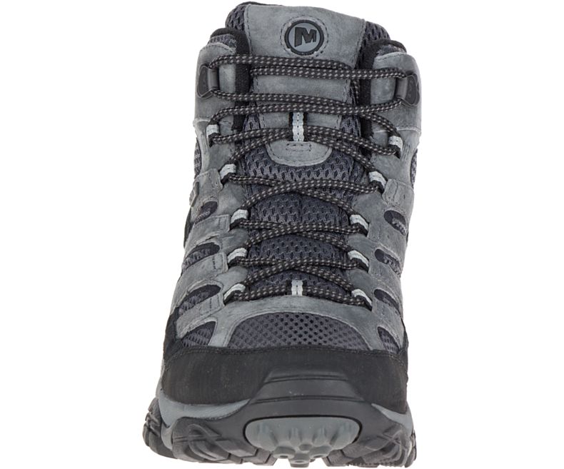 Merrell Moab 2 Mid Vedenpitävät Leveät Leveys Miesten Vaelluskengät Tummanharmaat | 27882M-2WD