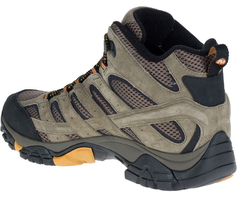 Merrell Moab 2 Mid Ventilator Leveät Leveys Miesten Vaelluskengät Oliivinvihreä | 27936M-2HO