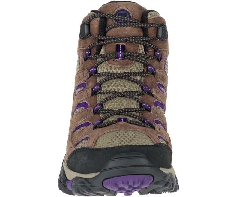 Merrell Moab 2 Mid Ventilator Leveät Leveys Naisten Vaelluskengät Ruskea Violetit | 27938W-1HB